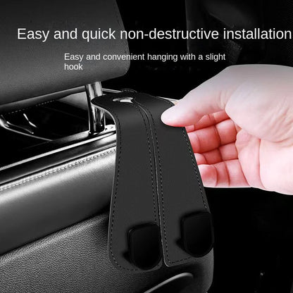 Car Headrest Hooks Hanger for Bags Seat Back Organizer Holder Clips Auto Fastener Hooks Car St