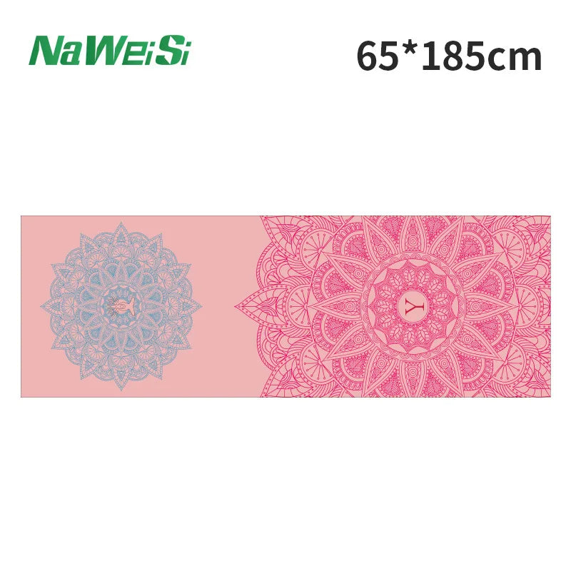 Portable anti-slip Printing Yoga Mat Spread Towels Absorb Sweat Fitness Yoga Towel Yoga Mat Yoga Towel Cooling Towel Ice Towel