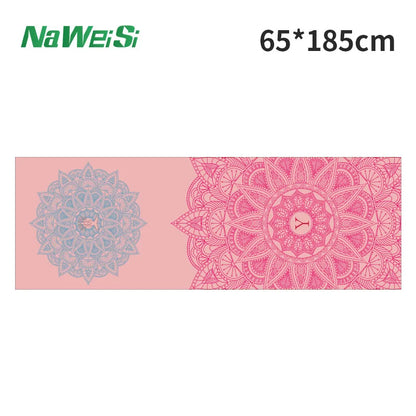 Portable anti-slip Printing Yoga Mat Spread Towels Absorb Sweat Fitness Yoga Towel Yoga Mat Yoga Towel Cooling Towel Ice Towel