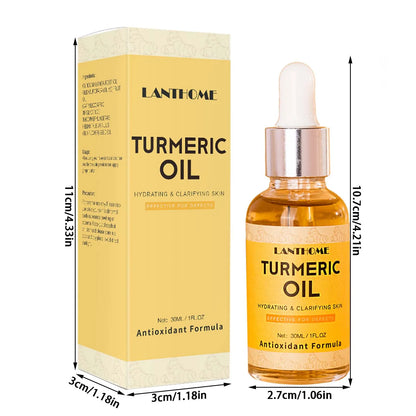 30ml Turmeric Oil Facial Turmeric Serums Deep Moisture Serums Turmeric Freckle Whitening Serum Nourish Smooth Face Skin Care