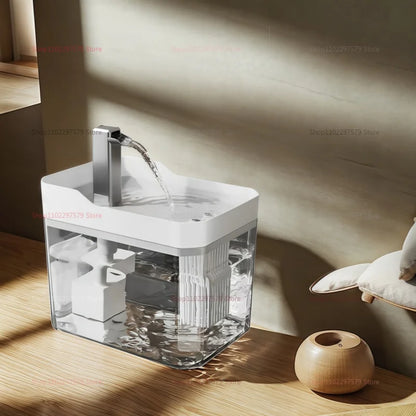 1.5L Cat Water Fountain Automatic Filter USB Circulating Pet Water Dispenser for Cats and Dogs Live Fresh Drinking Fountain