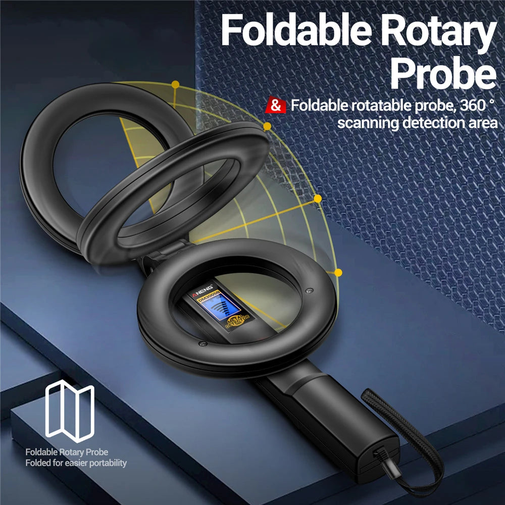 Handheld Metal Detector High Sensitivity Metal Detector Underground Multipurpose Metal Finder Buzzer & Vibration Alarm