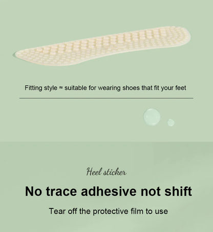 Heel Sticker Heel Protector for Shoes Anti Slip Heel Cushions Non-Slip Heel Inserts Silicone Shoe Backs Foot Care for Women Men