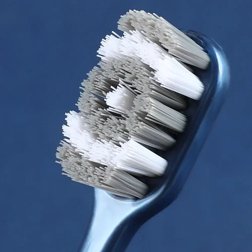 6pcs/pack Hard Bristled Toothbrush Kit Whitening Teeth Toothbrush For Adults Deep Cleaning Oral Care Supplies Family Use