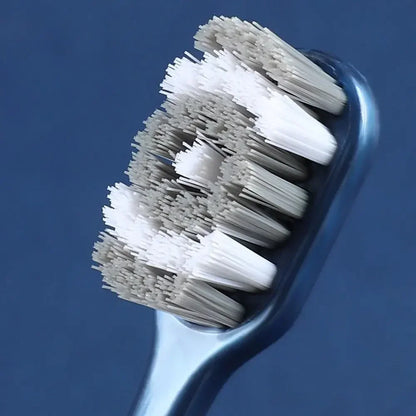 6pcs/pack Hard Bristled Toothbrush Kit Whitening Teeth Toothbrush For Adults Deep Cleaning Oral Care Supplies Family Use