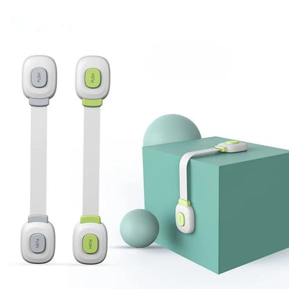 Durable Multipurpose Adjustable Firm Kids Cabinet Locks Refrigerator Door Locks Baby Safety Locks Child Protection Equipment