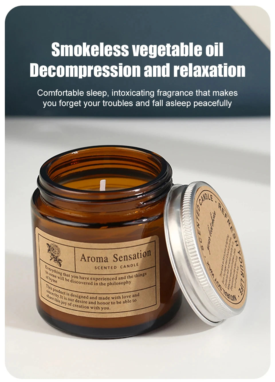 Scented Candles Smokeless Soy Candle Essential Oil Aromatic Candle Luxury Decoration Candle Wedding Gifts Party Home Decoration