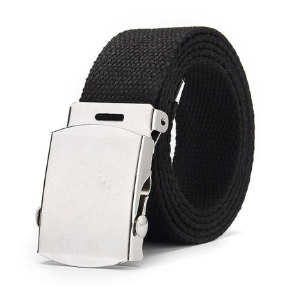 Men Automatic Buckle Canvas Belt Unisex Outdoor Multifunctional Nylon Belt for Men Fashion Mens Trousers Jeans Belts Waistband