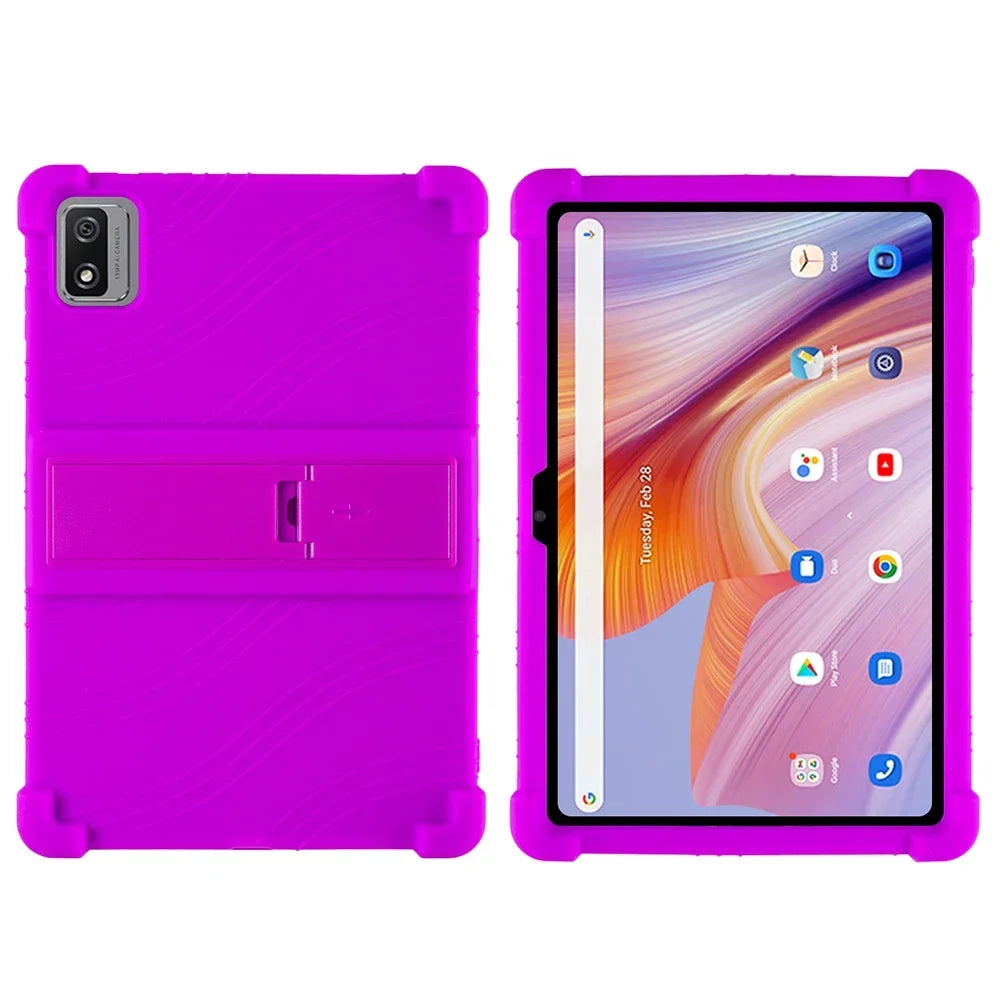 For CHUWI Hi10 XPro 2023 10.1" Tablet Shockproof Cover Tablet Kids Soft Android 13 Tablet Silicon Stand Protective Shell