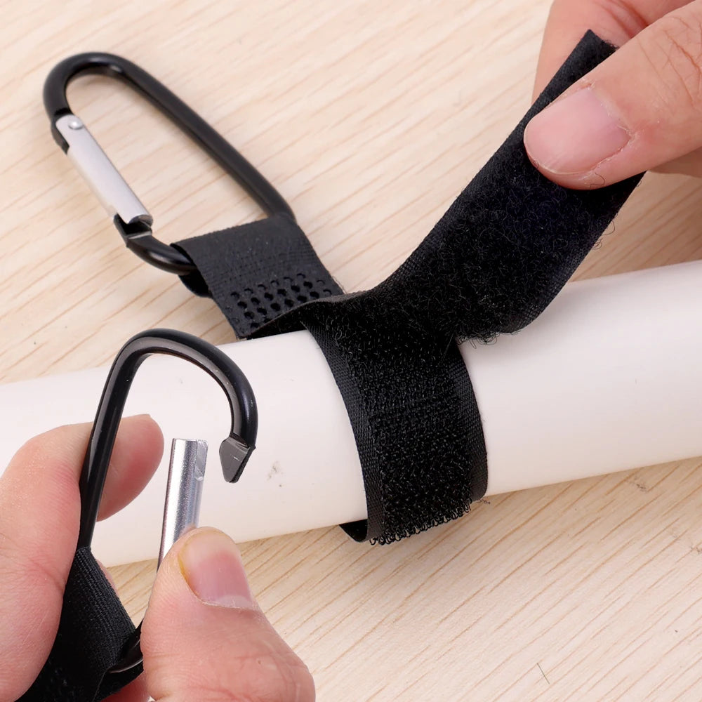 10/1pcs Baby Stroller Hooks Aluminum Alloy Carabiner Cart Shopping Pram Diaper Bag Hanger Hook Buckle Stroller Accessories