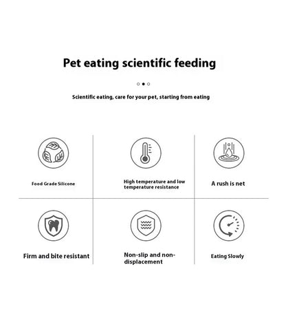 Pet Dog Cat Licking Pad Licking Pad Anti Choking Slow Food Utensils Slow Food Bowl Licking Plate Pet Cat Yogurt Meal Mat