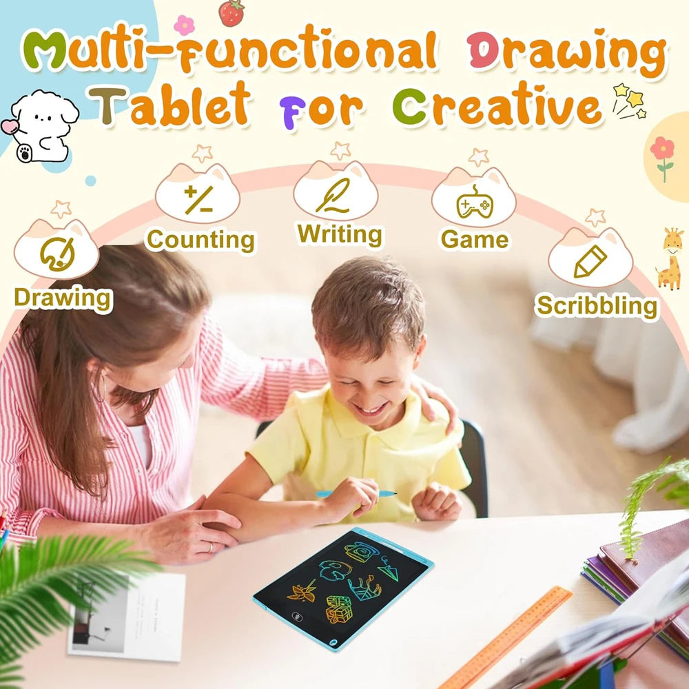 LCD Writing Tablet Doodle Board,8.5 inch Colorful Drawing Pad, Electronic Drawing Tablet, Drawing Pads, Travel Gifts for Kids