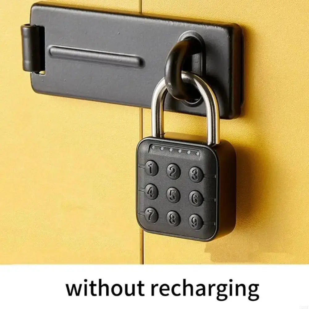 Cabinet Keyless Fingerprint Lock Waterproof Intelligent Safety Smart Padlock Zinc Alloy Anti-theft Electronic Door Lock Outdoor