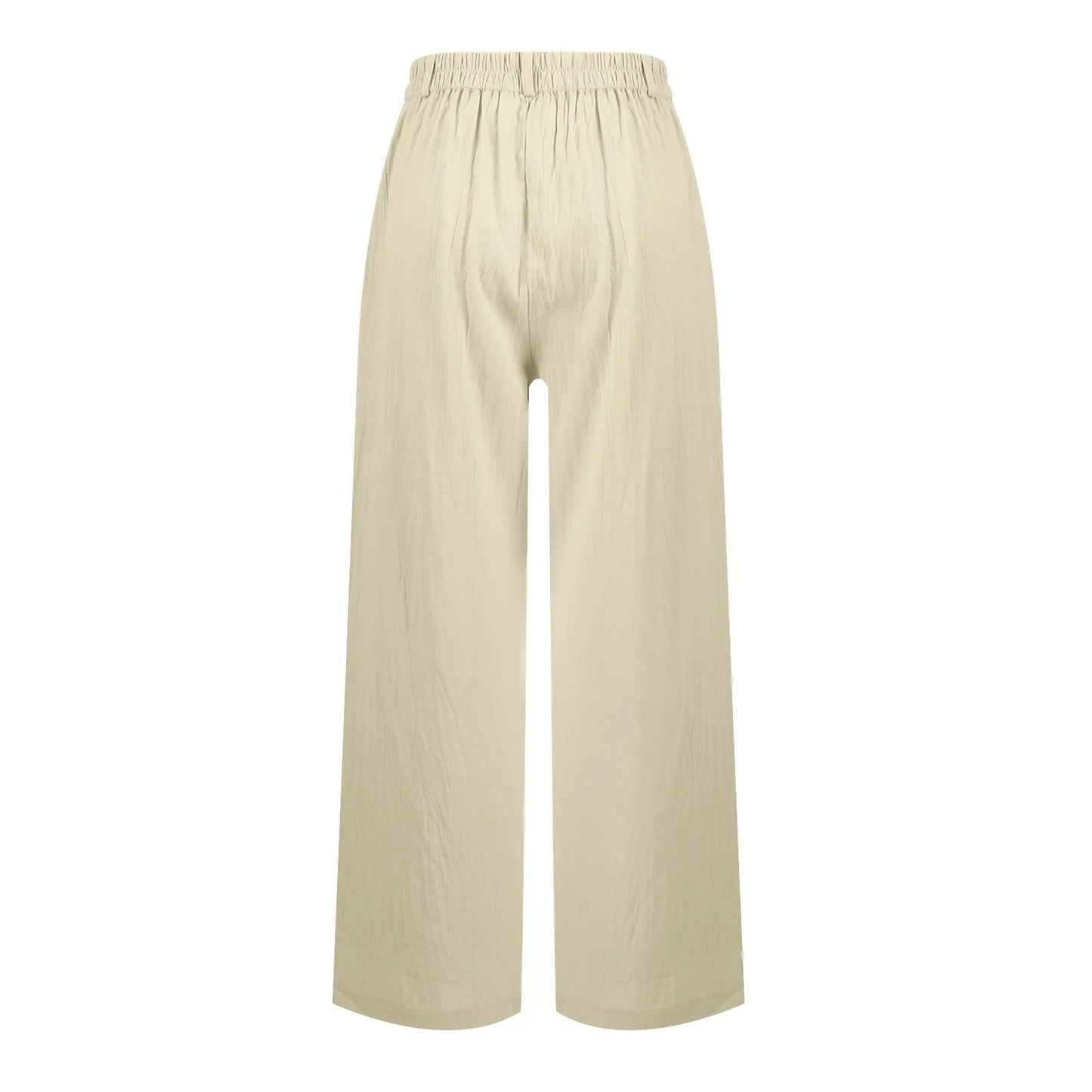 Womens Casual Wide Leg Pants High Waisted Button Down Straight Long Trousers Palazzo Pants Elegant Woman Flared Pants Youthful