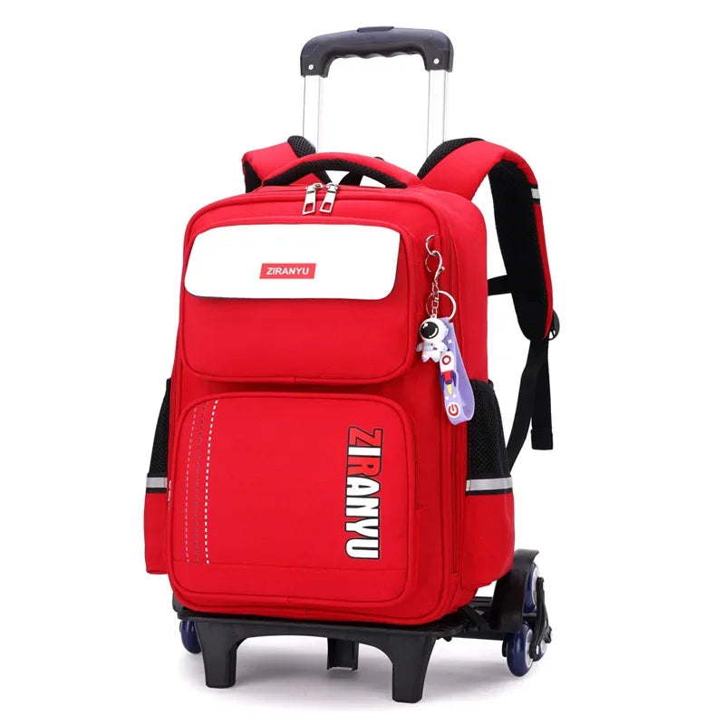 Rolling Backpacks for Primary School Children Trolley School Student Backpack Wheeled Bag Back To School Backpacks with Wheels