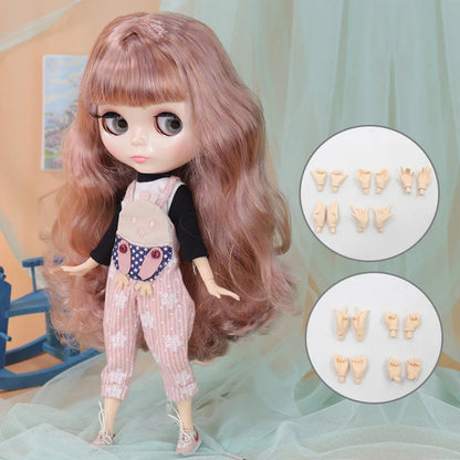 ICY DBS Blyth Doll Cute Combination Including Clothes Shoes Hand Set AB Cosplay Dressing 1/6 BJD Anime Girl OB24