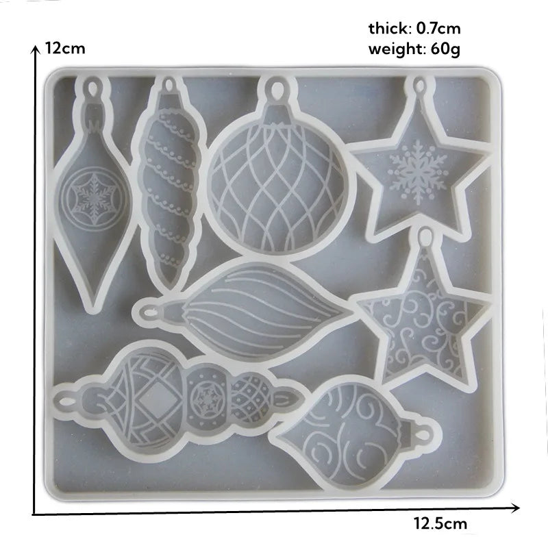 Ocean Conch Starfish Silicone Mold DIY Aroma Plaster Pendentif Keychain Resin Mold Jewellery Handmade Crafts
