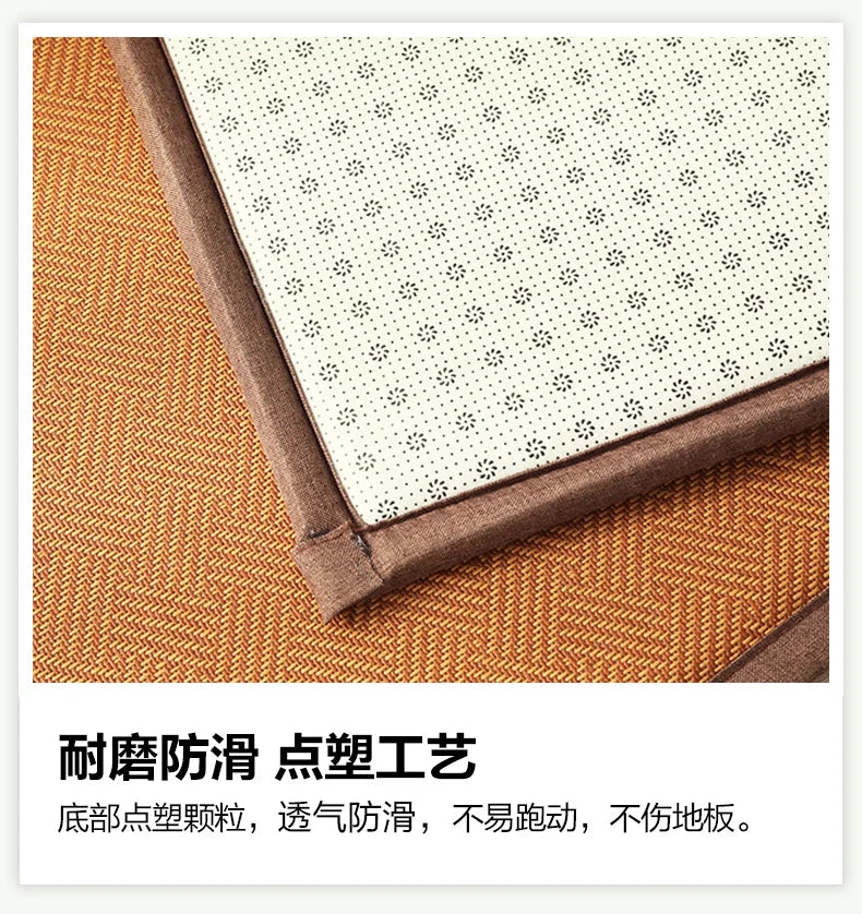 Summer floor spread sleeping mat artifact spread floor sleeping mattress household bedroom mat floor mat tatami bed mats