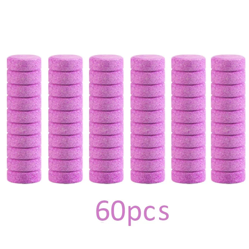 50pcs Car Effervescent Washer Tablet Auto Glass Washing Tablet Car Windscreen Cleaner Windscreen Glass Cleaning Tablet