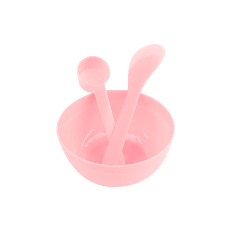Non-toxic Silicone Mask Mud Essential Oil Bowl Scraper measuring spoon Face Skin Care Tools Convenient Clean Durable Makeup set