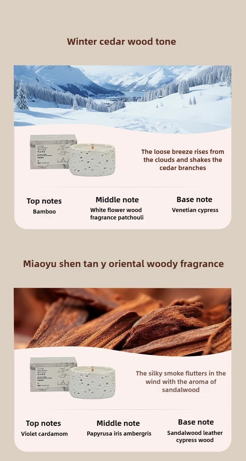 Premium Aromatherapy Scented Candles - Handmade Soy Wax Candles for Relaxation and Home Decor - Long-Lasting Fragrance ﻿