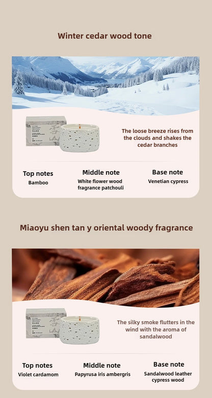 Premium Aromatherapy Scented Candles - Handmade Soy Wax Candles for Relaxation and Home Decor - Long-Lasting Fragrance ﻿