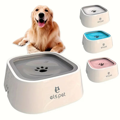 Dog Water Bowl Dog Feeders Slow Water Feeder No-Spill Pet Bowl Slow Feeder Dish Drinking Water Dispenser Dog Supplies