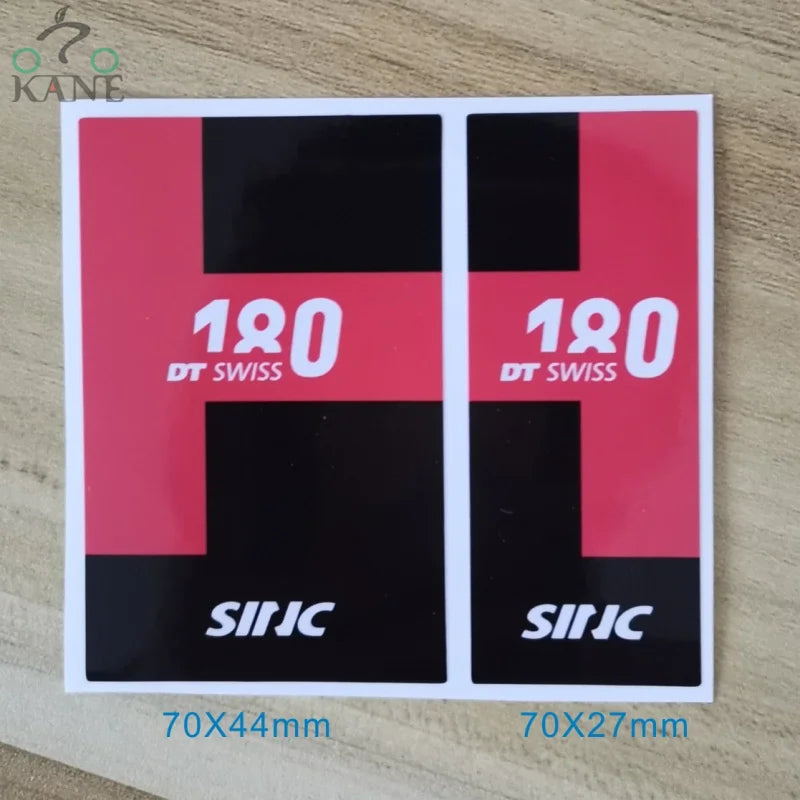 hubs stickers MTB Wheels Hubs Stickers Unreflective Glossy Decoration Front And Rear Hubs Stickers