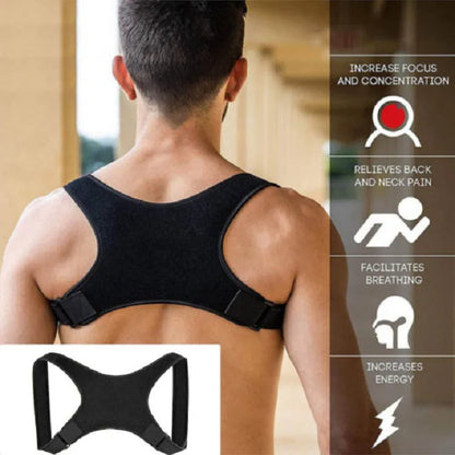 Cross-border adult student sitting posture correction invisible anti-hunchback posture correction back posture corrector supp...