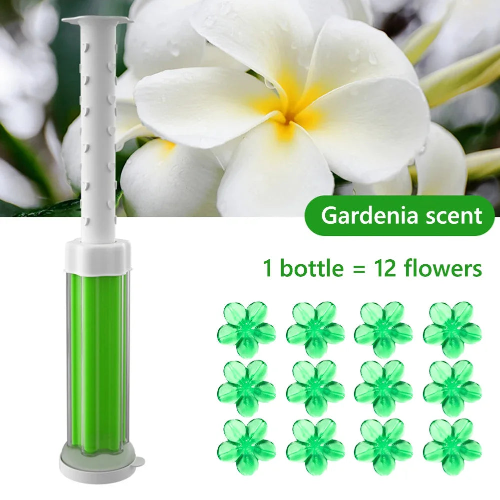 Toilet Cleaner Gel Remove Odors Leave Flower Aromatic Toilet Gel No Traces Comfortable Smell for Household Cleaning Products