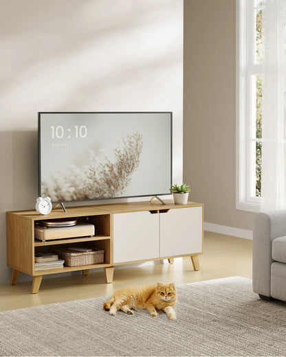 VASAGLE Low board TV wardrobe, Long 140cm, for television up to 65 inches
