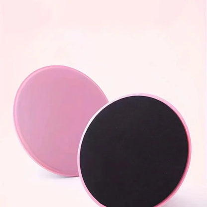 2 PC pilates slide plate yoga ab foot fitness slide plate home exercise core training slide board slide mat