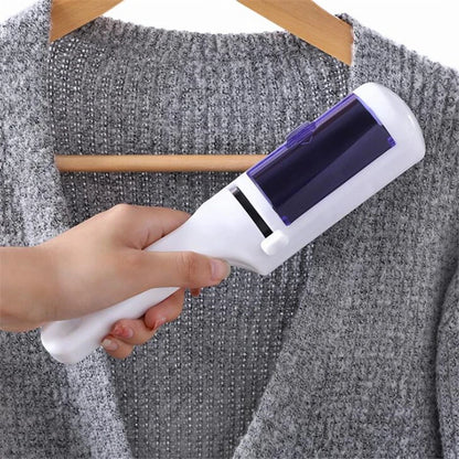 Clothing Dust Hair Removal Roller Cleaner Brush Suction Sweeper For Home Travel Portable Coat Cleaning Lint Sticking Roller