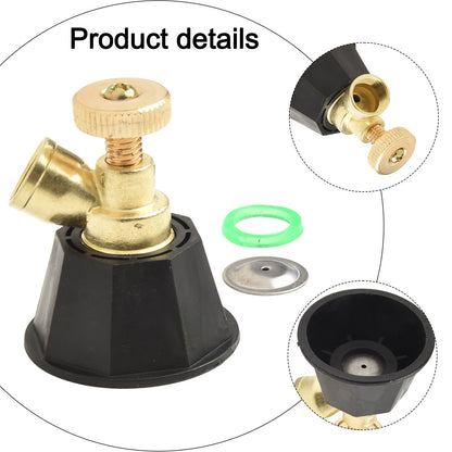 Agricultural Atomization Nozzle Alloy Adjustable Black Agricultural Sprinkler Head Garden Sprayers