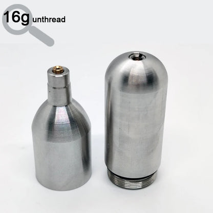 Rechargeable co2 cylinder 12g 16g CO2 Cartridges Refill CO2 Inflator for Bike Tires Brewing Equipment With Threaded Unthread