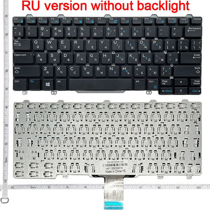 US Laptop Keyboard For DELL Latitude  7350 E7250 3150 3160 3165 12-5000 5280 5290 5250 Latitude 7280 7380 E5250 E7270 E5270