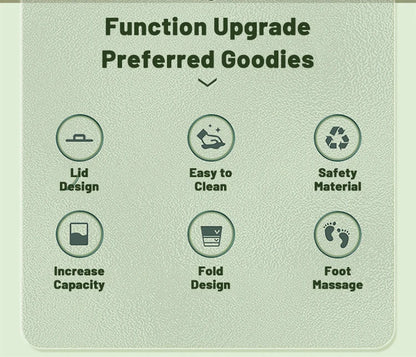 Foldable Home Foot Bath Bucket Massage Foot Wash Leisure Health Bucket Children Foot Bath Basin Portable Foot Soak Foot Tub