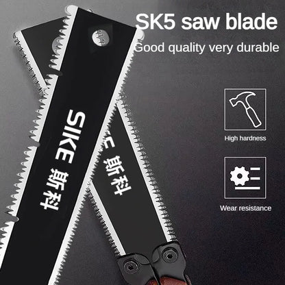 Woodworking specialized hand saw, double-sided saw, tree sawing tool, manual saw blade saw, household small handheld folding saw