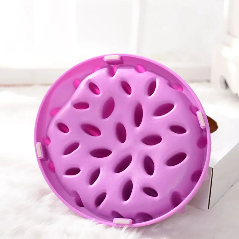 Pets Dog Cats Feeder Bowls Catch Interactive Hard Silicone Cat Kitten Slow Food Feed Non Slip Anti Gulping Feeder Bowl Supplies