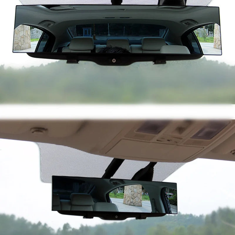 Universal Anti-glare Wide-angle Convex Interior Car Rearview Mirror Baby Child Seat Monitoring Blue Sunshade Visor Safety Goggle