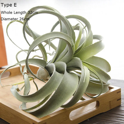 Luxury Air grass series big fake plants plastic wall hanging garden decoration plantas artificiales farmhouse home décor