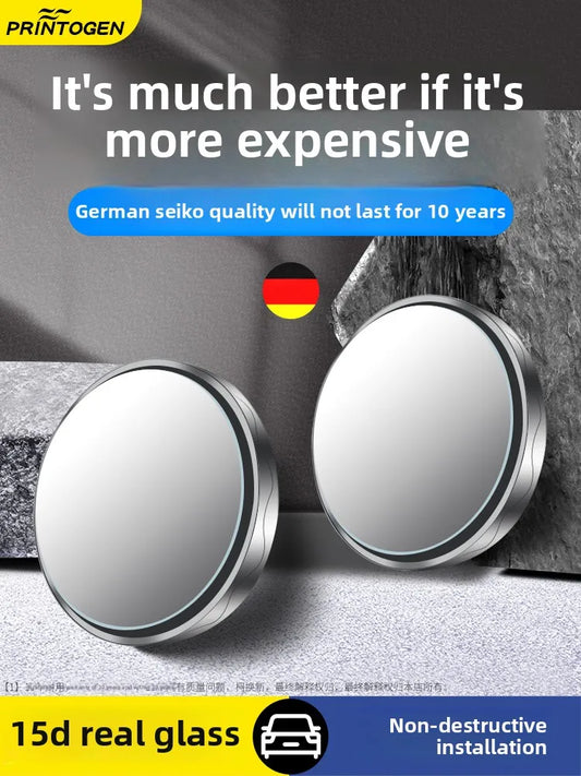 Small round mirror rearview mirror car reversing artifact blind spot auxiliary mirror reflector 360 degree suction cup