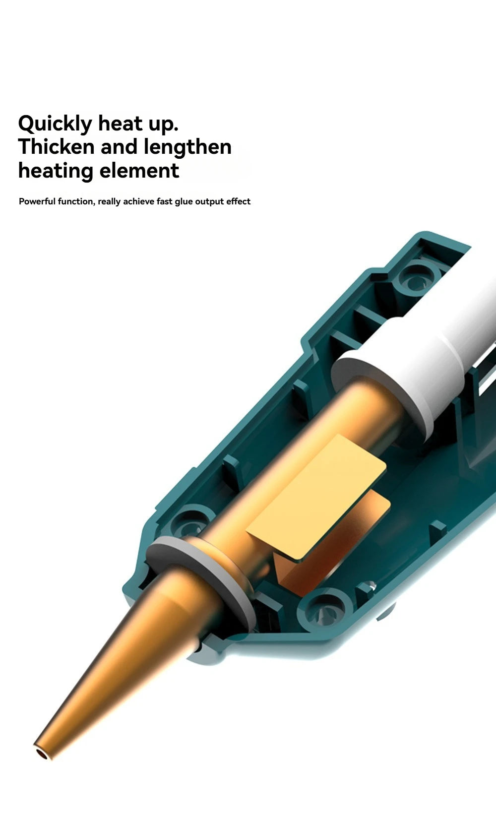 Cordless Hot Melt Glue Gun Child Hand Crafts Home DIY Repair Use 7mm Glue Stick Wireless Glue Gun