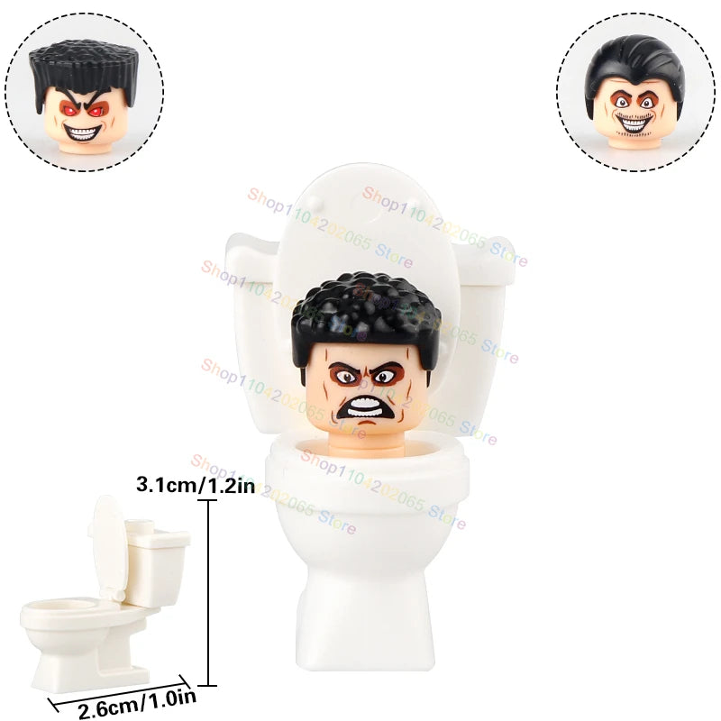 Hot Game Building Blocks Skibidi Toilet Accessories TV Monitor Cameraman Speakman Figures Toys KDL829 KDL826 KDL828