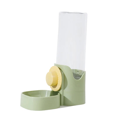 Automatic Pet Feeder Cage Hanging Bowl Water Bottle Food Container Dispenser For Puppy Cats Rabbit Birds Pet Feeding Product