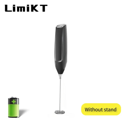 LimiKT Electric Milk Frother Ultra-Fast Handheld Beverage Blender for Coffee, Smoothies, Matcha and Coffee Creamer