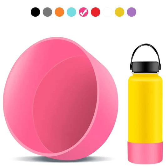 Slip-proof Bottle Silicone Boots Sleeves For 12OZ 18OZ 21OZ 24OZ Hydro Flask Water Bottle Cup Lid For Outdoor Camping Hiking