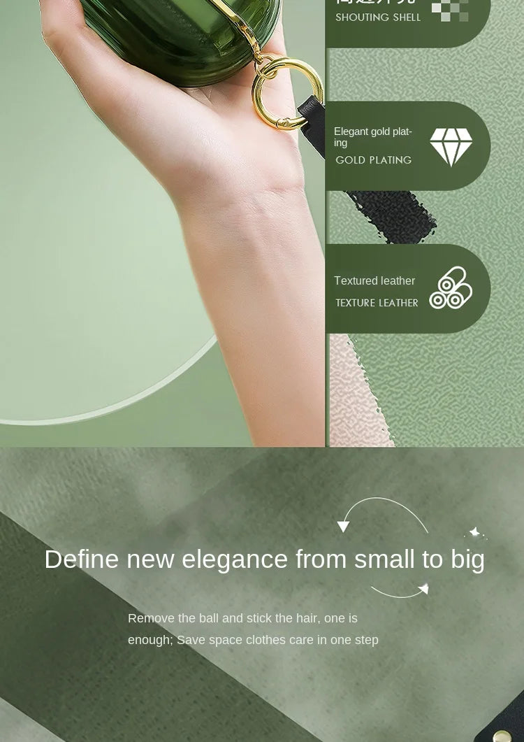 Mini Portable Lint Applicator Roller Can Be Torn To Replace Paper on The Body Stained Clothes Hair Removal Device