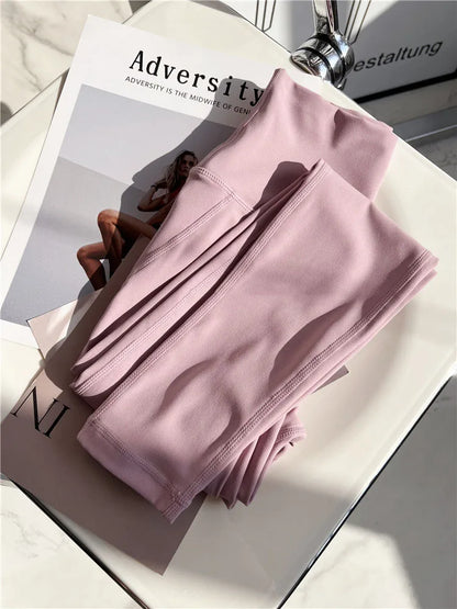 No need wear Underware Yoga Sport Pant Fitness Workout Tights and Soft Women High Waist Running Gym Leggings