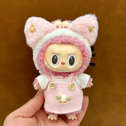 Labubu Baby Clothes 17cm Labubu Clothes Blind Box Doll Skirt Set Cute Dress Up Toy Festival Gift Birthday Gift Cute Party Gift
